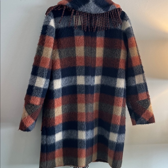 Tribal Multicolor Plaid Teddy Jacket - Picture 4 of 6